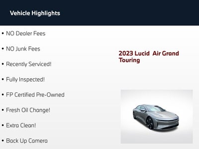 2023 Lucid Air Grand Touring