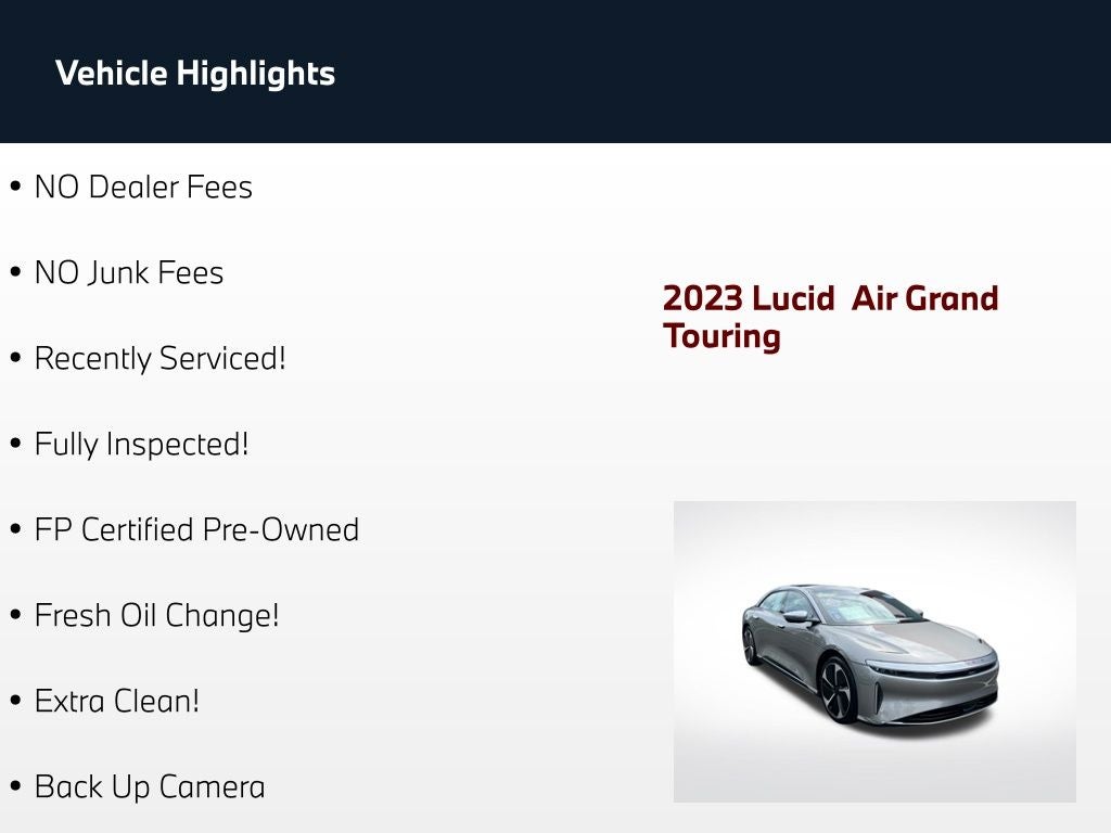 2023 Lucid Air Grand Touring