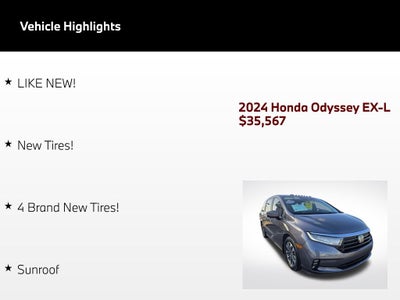 2024 Honda Odyssey EX-L
