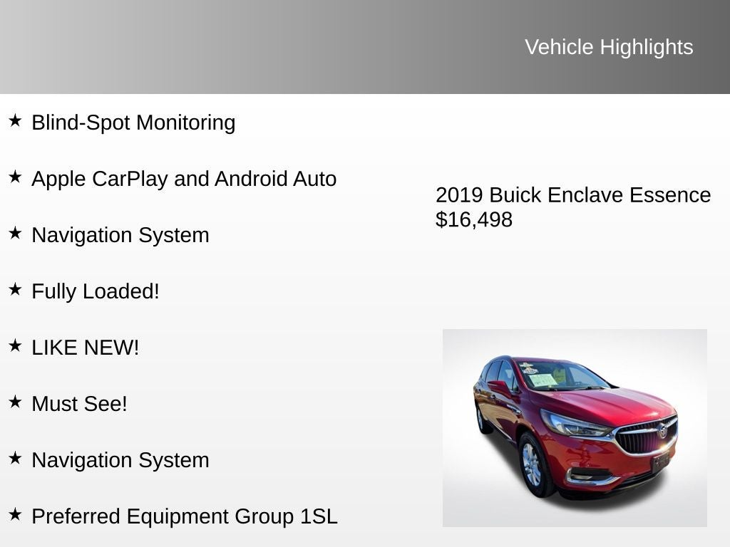 2019 Buick Enclave Essence