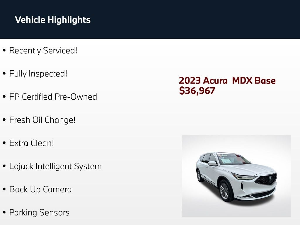 2023 Acura MDX 3.5L SH-AWD