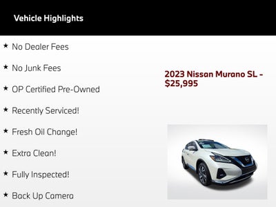 2023 Nissan Murano SL