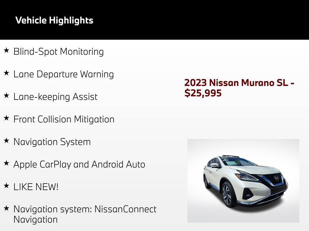 2023 Nissan Murano SL