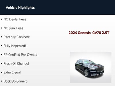 2024 Genesis GV70 2.5T