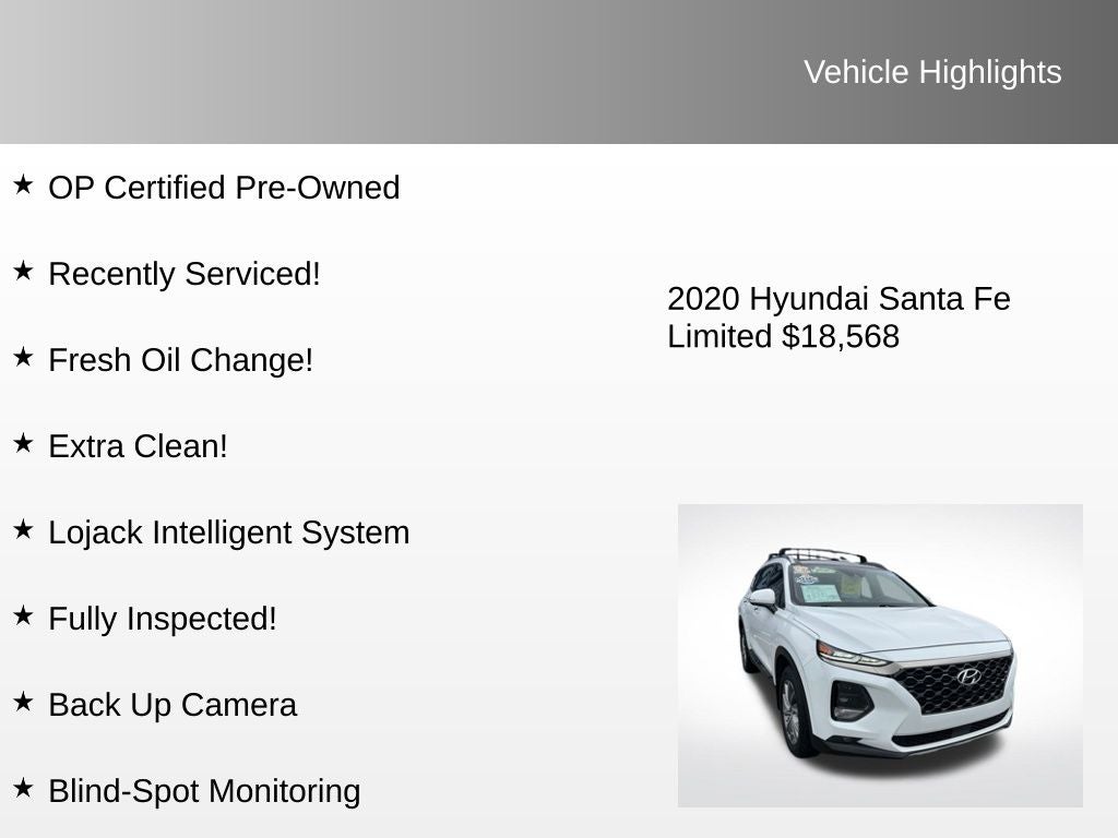 2020 Hyundai Santa Fe Limited