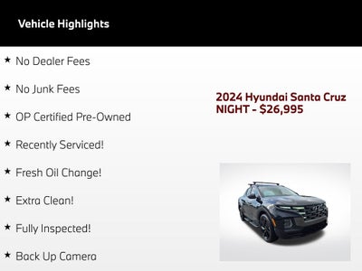 2024 Hyundai Santa Cruz NIGHT