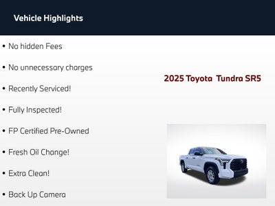 2025 Toyota Tundra SR5