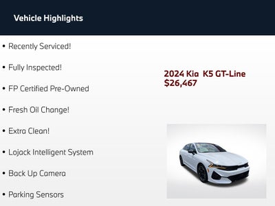 2024 Kia K5 GT-Line