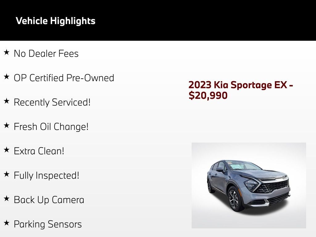 2023 Kia Sportage EX