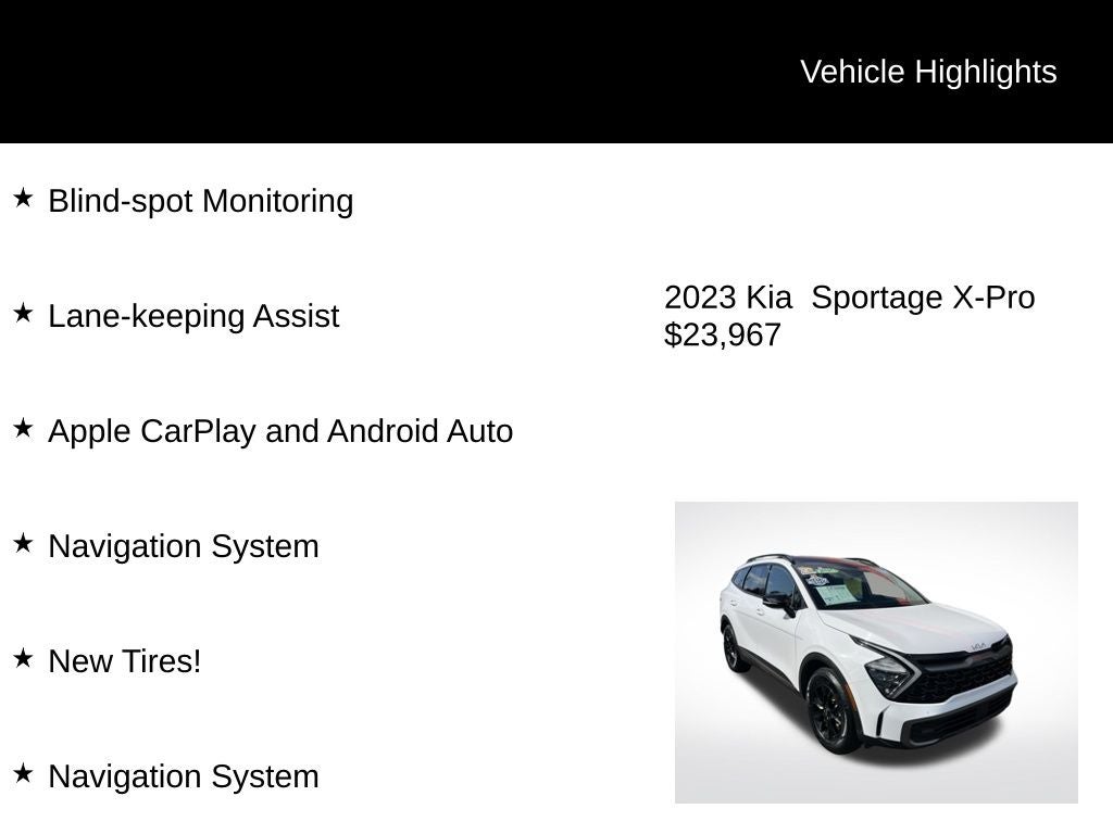 2023 Kia Sportage X-Pro
