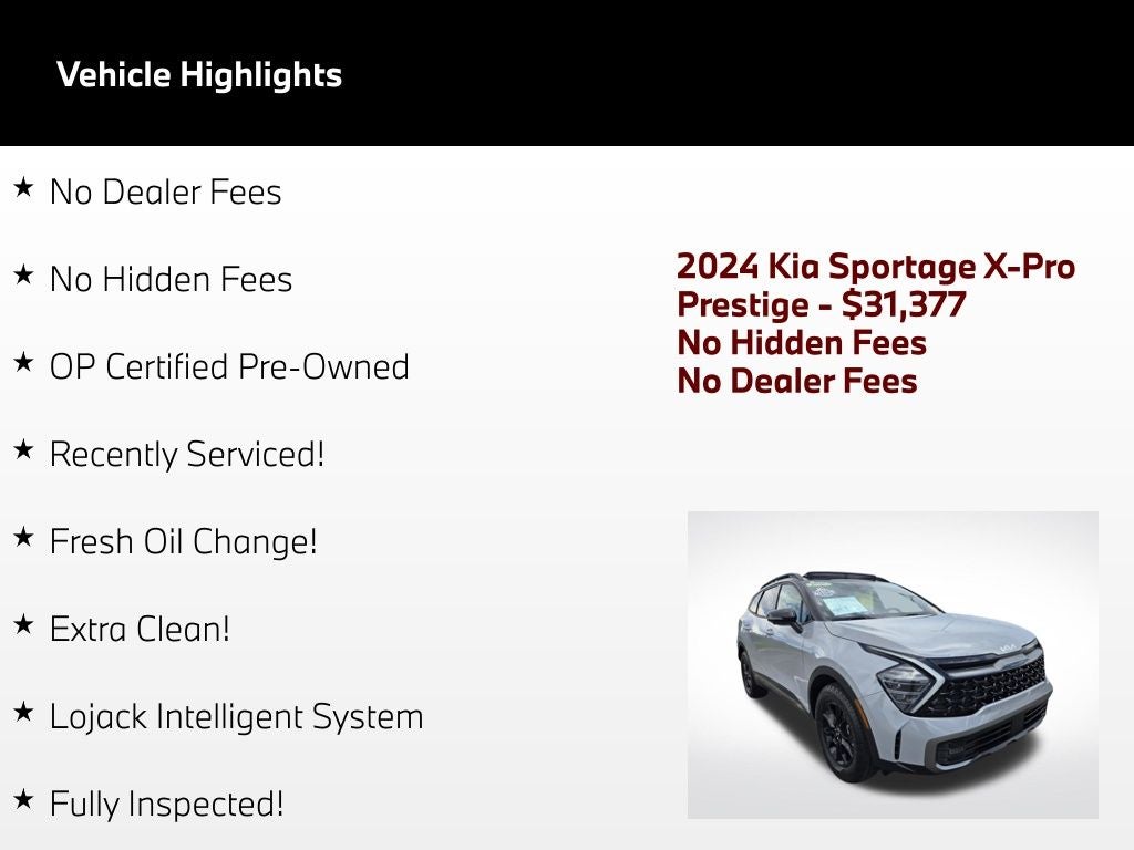 2024 Kia Sportage X-Pro Prestige