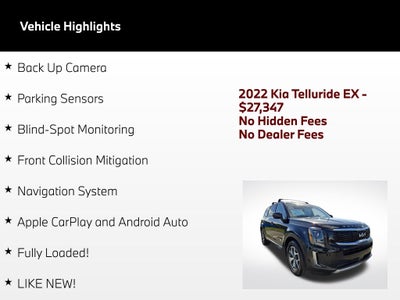 2022 Kia Telluride EX