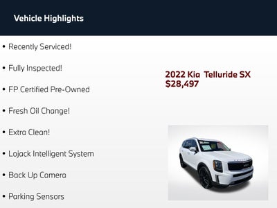 2022 Kia Telluride SX