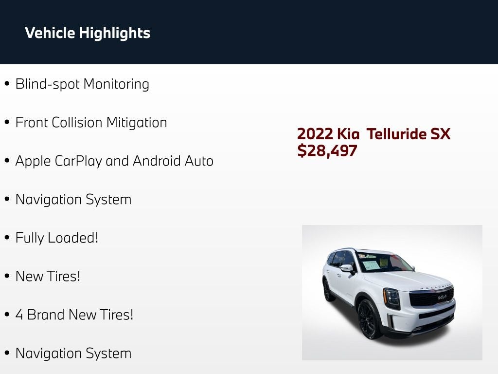 2022 Kia Telluride SX