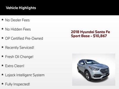 2018 Hyundai Santa Fe Sport 2.4 Base