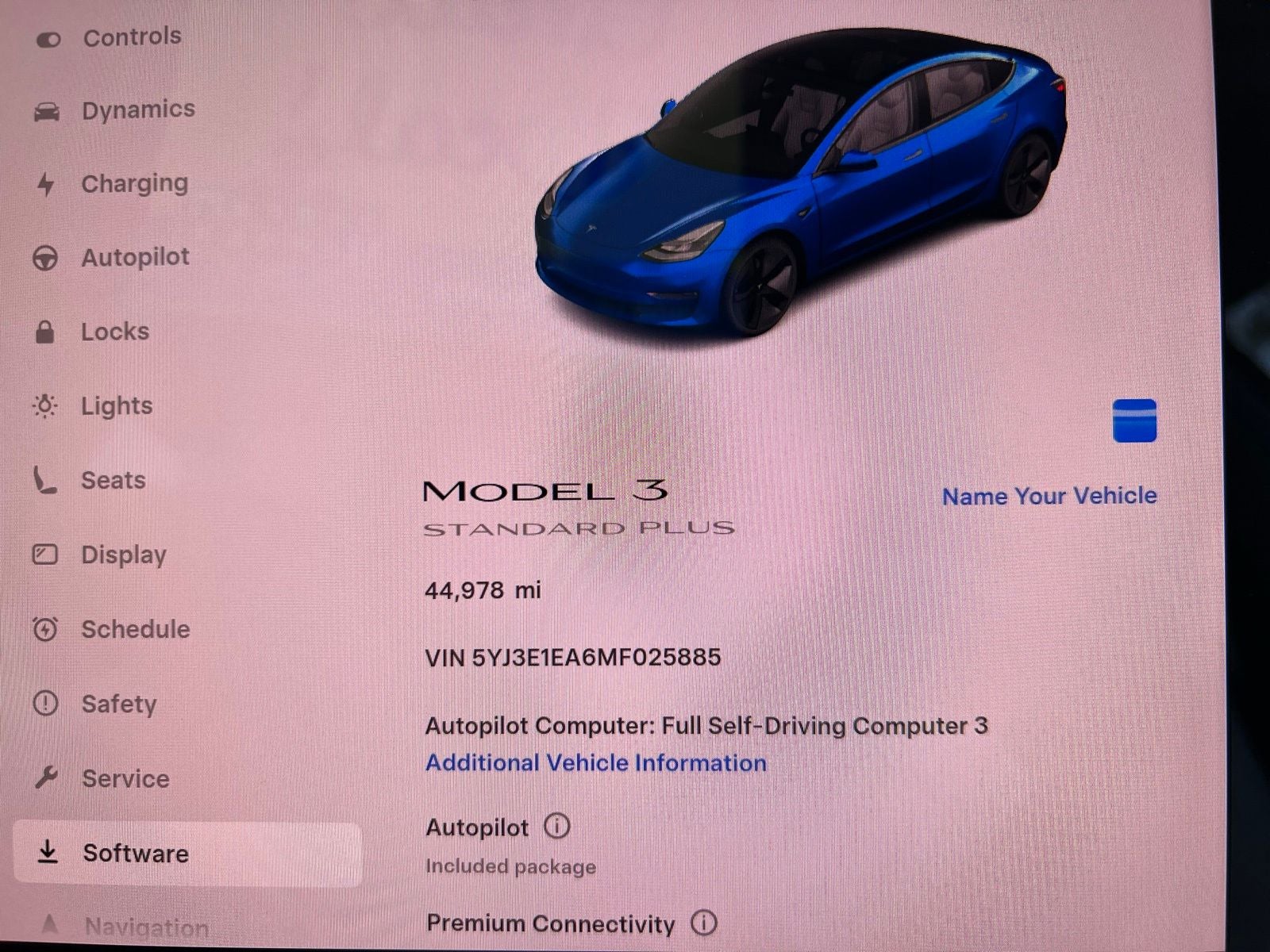 2021 Tesla Model 3 Standard Range Plus