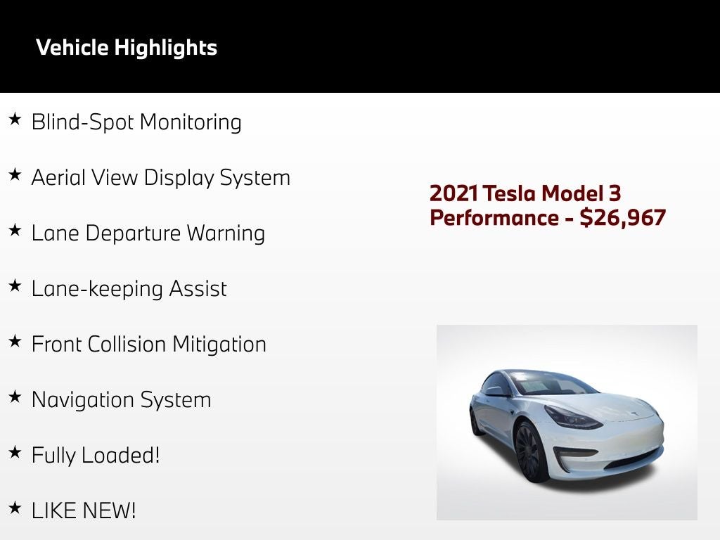 2021 Tesla Model 3 Performance