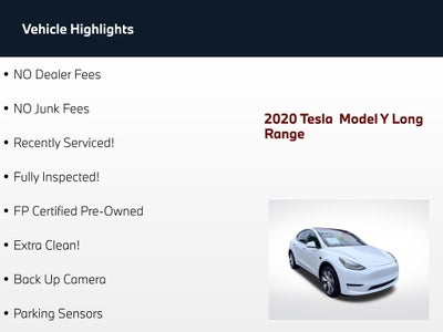 2020 Tesla Model Y Long Range