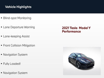 2021 Tesla Model Y Performance