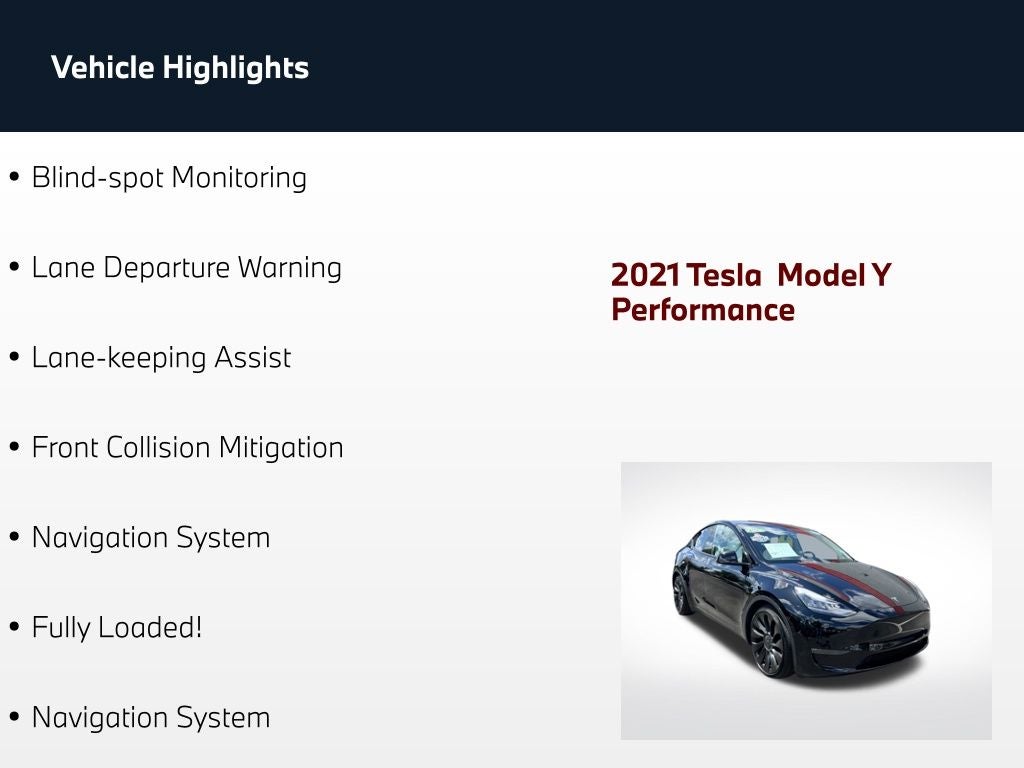 2021 Tesla Model Y Performance