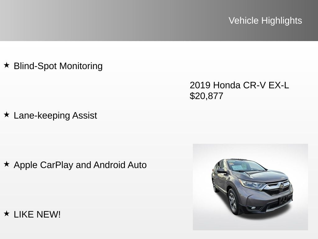 2019 Honda CR-V EX-L