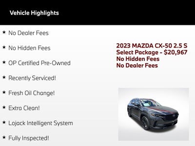 2023 Mazda Mazda CX-50 2.5 S Select Package