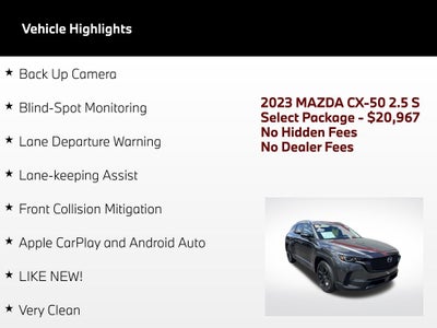 2023 Mazda Mazda CX-50 2.5 S Select Package
