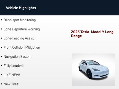 2025 Tesla Model Y Long Range