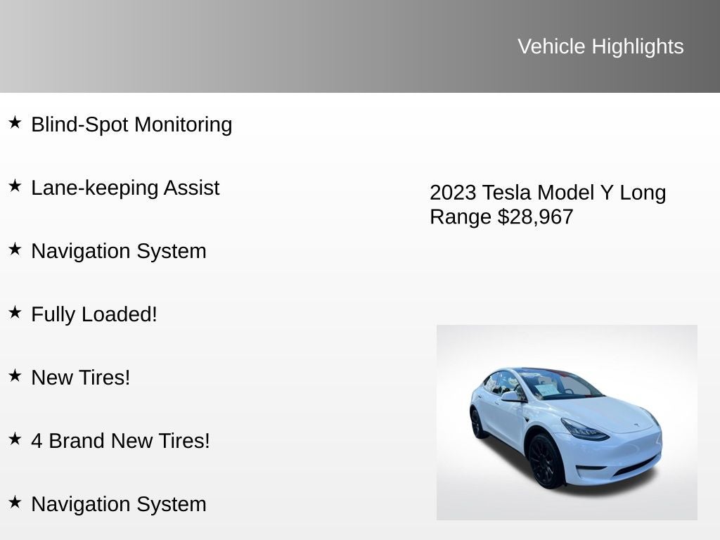 2023 Tesla Model Y Long Range