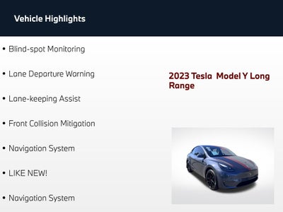 2023 Tesla Model Y Long Range