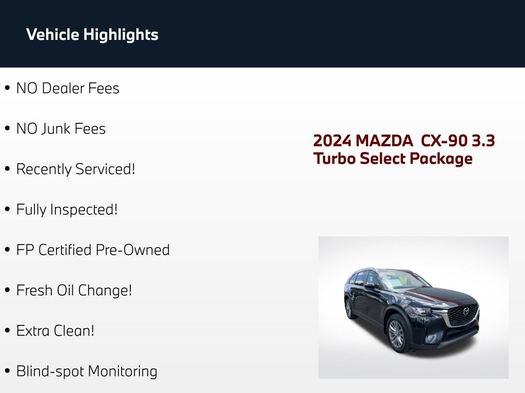 2024 Mazda Mazda CX-90 3.3 Turbo Select