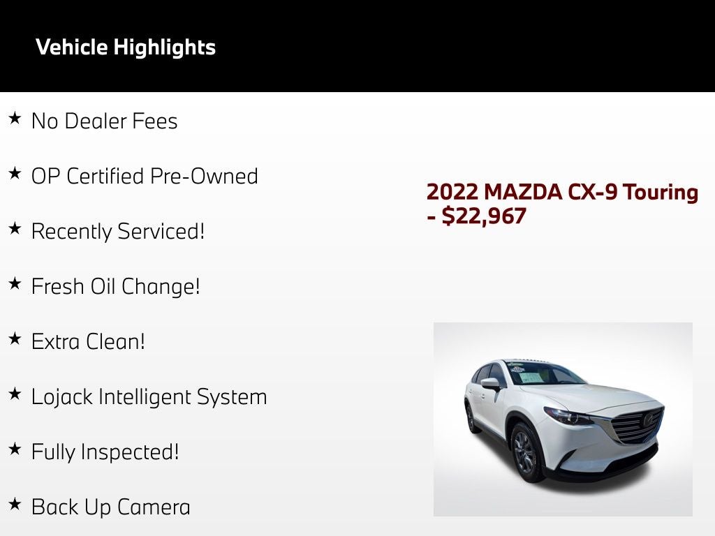 2022 Mazda Mazda CX-9 Touring
