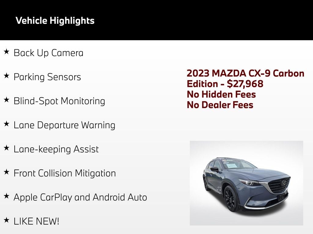 2023 Mazda Mazda CX-9 Carbon Edition