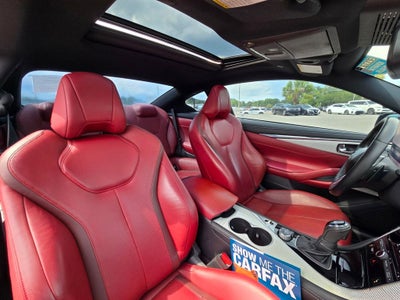 2018 INFINITI Q60 Red Sport 400