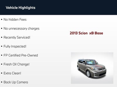2013 Scion xB Base