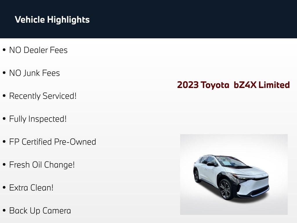 2023 Toyota bZ4X Limited