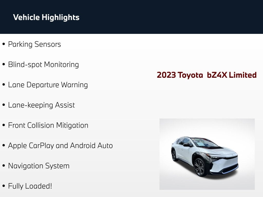 2023 Toyota bZ4X Limited