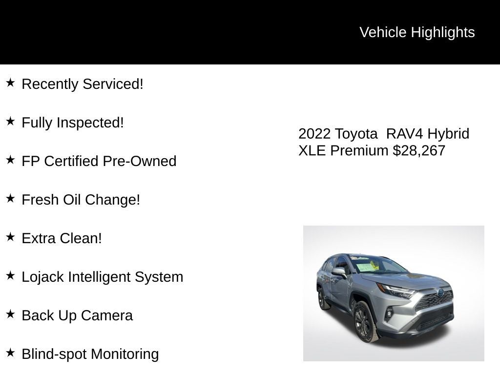 2022 Toyota RAV4 Hybrid XLE Premium
