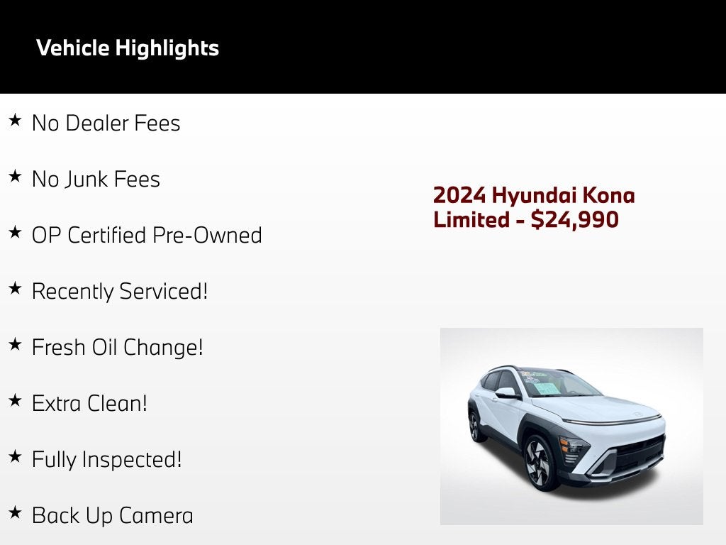 2024 Hyundai Kona Limited