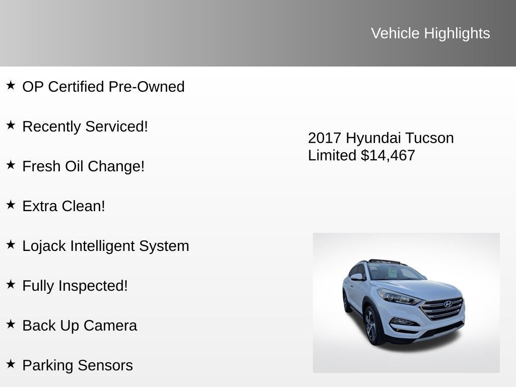 2017 Hyundai Tucson Limited