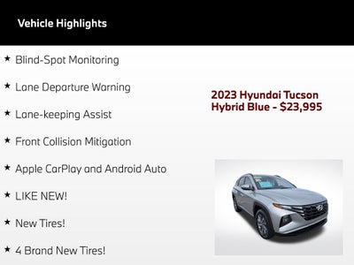 2023 Hyundai Tucson Hybrid Blue