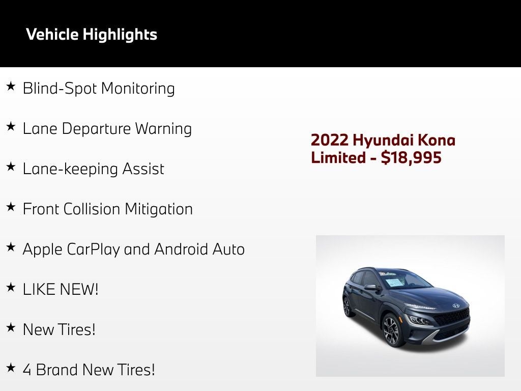 2022 Hyundai Kona Limited