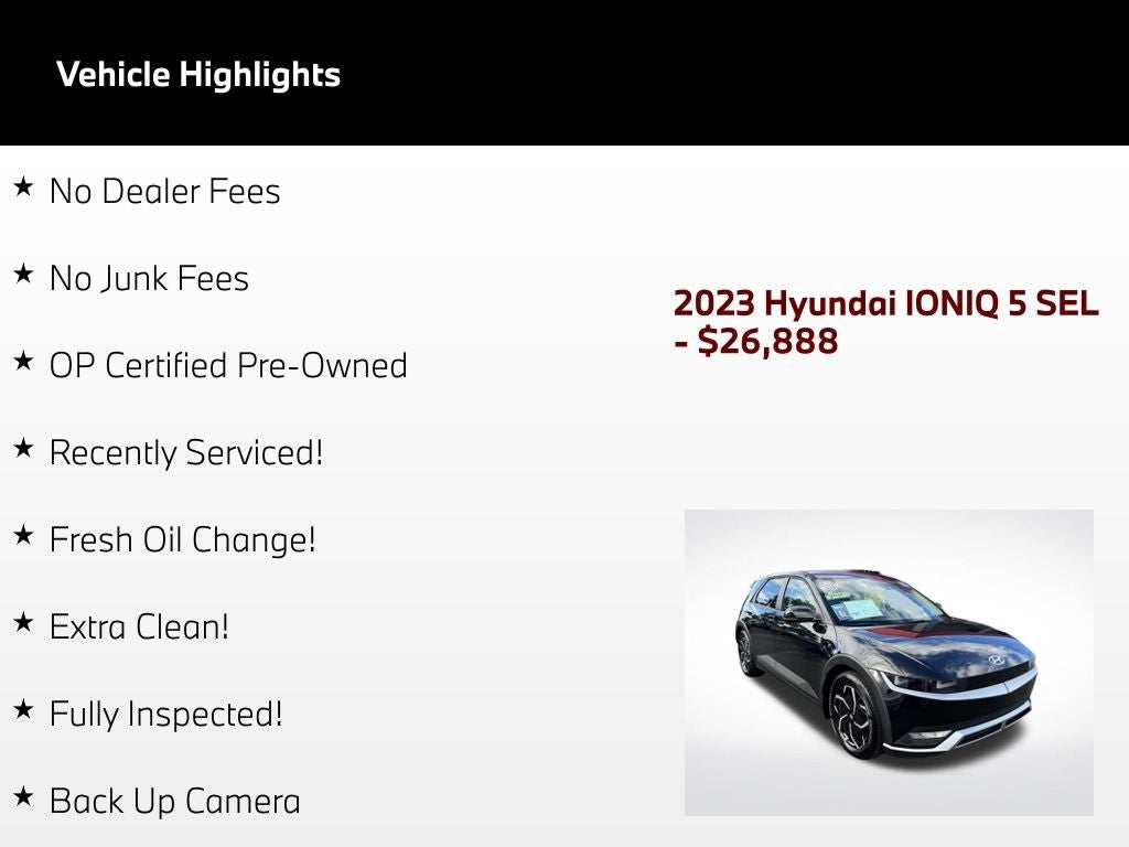 2023 Hyundai IONIQ 5 SEL