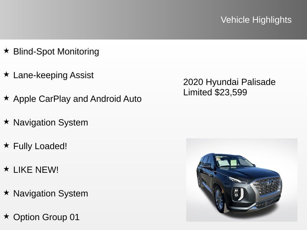 2020 Hyundai Palisade Limited