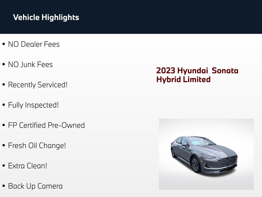 2023 Hyundai Sonata Hybrid Limited