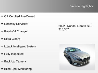 2022 Hyundai Elantra SEL