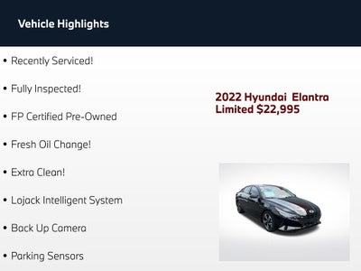2022 Hyundai Elantra Limited