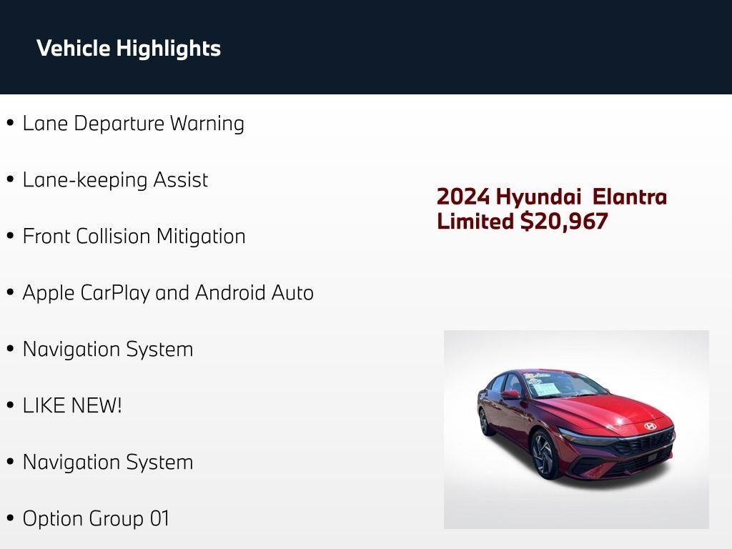 2024 Hyundai Elantra Limited