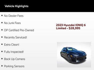 2023 Hyundai IONIQ 6 Limited
