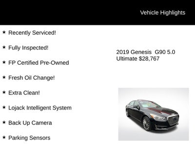 2019 Genesis G90 5.0 Ultimate